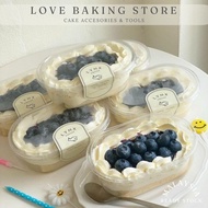 LBS • 280/300/500/700ml Transparent Cake Box Pudding box Mousse Box Pudding Bekas Cheese kek Tiramis