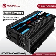 4000W/6000W/12000W Original Power Inverter Converter Solar Inverter Car Inverter DC 12V To AC 220V H