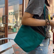 Mini Green Canvas Cozy Bag / Shoulder bag / 泰國包 /泰國設計