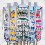 TOP DRESS ELEPHANT BUTTERFLY STYLE BATIK BOHO DASHIKI SUMMER OUTFIT CASUAL