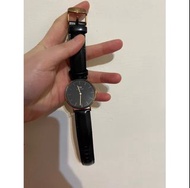 二手/品牌手錶 Daniel Wellington DW 黑色錶帶 配件