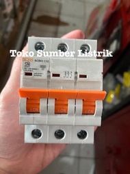 MCB 3PHASE BOSS SIKRING 3P 10A 16A 20A 25A 32A 40A 3 PHASE INDUK 6KA-Deflexa Store