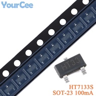 50Pcs/10Pcs HT7133S SOT-23 HT7133 7133 HT33 SOT23 3.3V/100mA Output  Low Dropout Linear Regulator LD