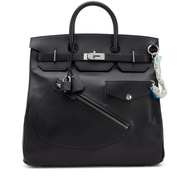 Hermès Limited Edition Black Volupto Rock HAC Birkin 40 Palladium Hardware, 2024