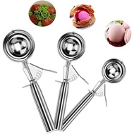 Ice Cream Scoops Cookie Scoop 304 Stainless Steel Melon Scooper Cupcake Scoop