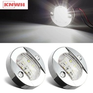 LED Stern Lights White Wide luminous angle Cockpit Light Round 12V 3 inch