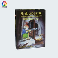 Saboteur "Board Game 1+2 Version/Saboteur1 Version Jeu De Funny Board Game With English Instructions
