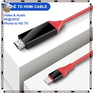 VEN Type-c To Hdmi-compatible Adapter 10gbps 4K30HZ Converter Cable 2 Meters For Computer Notebook Usb 3.1