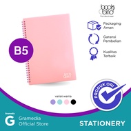 Gramedia-BOOKS&BIND SOFT SPIRAL NOTEBOOK PP B5 PINK