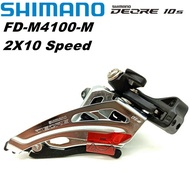 Shimano DEORE FD M4100 M5100 Front Derailleur FD-M4100-M FD-M5100 SIDE SWING Clamp Band Mount 2x10 S