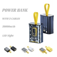 Portable Power Bank 20000mAh Powerbank with LED Digitial Display Mini Fast Charger not Applicable to iPhone 15 Series