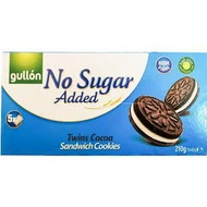 Gullon No Sugar Added Twins Cocoa Sandwich Cookies 210g biskut biscuit