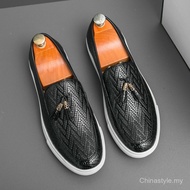 Big Size 38-47 Men Tassels Shoes Men Loafers Men Shoes High Quality Men Formal Shoes Slip On Y7JP