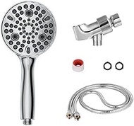 Shower Head, 10 Spray Mode Handheld Shower Head with Filter, High Pressure Shower Head Set Hard Wate