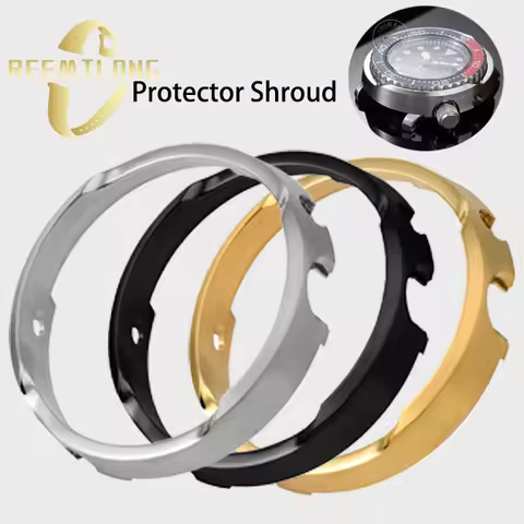 Prospex Tuna Canned Case Armor Protector Shroud For SEIKO SNE497 498 499 518 533 535 537 silver gold