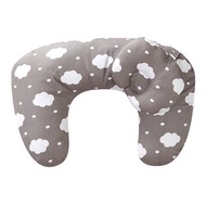 AKM - 多功能BB嬰兒U型枕 哺乳枕頭 餵奶枕 BB嬰兒學坐枕 【灰色雲朵】