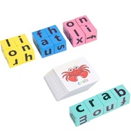 WMH Kids Spelling Word Toy Kids Early Learning Aids Letter Word Cognition Puzzle Toy