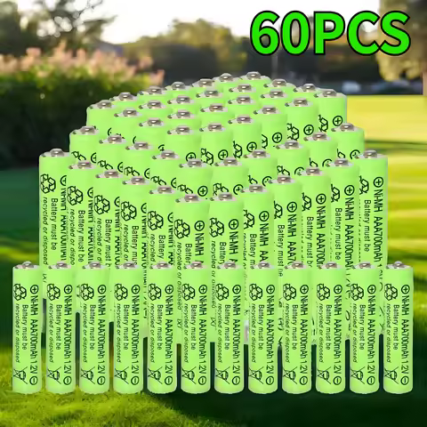 60PCS 9800mAh AAA 1.2V Ni-MH Rechargeable Battery, Suitable for Computer Clock, TV Remote Control, F