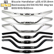 UNO Handlebar Mountain Bike Handlebar 600/610/620/660*25.4/31.8mm M Type Swallow Handlebar