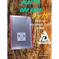 9 x 15 Glass Opp Plastic - 9x15 Opp Plastic Without Glue - 9 x 15 Opp Plastic Souvenir
