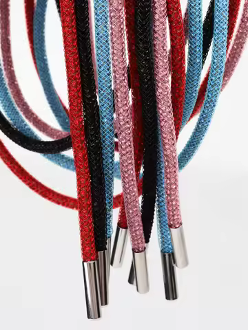 1Pcs Luxury Rhinestone Round Shoelace Shoelaces Rainbow Diamond Shoe lace Sneakers Laces Shoes AF1/A