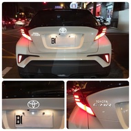 CH-R【反光標誌貼】3M不殘膠 CC TOTYOTA 豐田