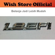 [PCS] Emblem / Car Logo / Sticker / Car Symbol WRITING 1.8 EFI Kijang Kapsul EFI CHROME