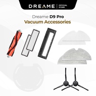 Dreame D9 Pro Robot Vacuum Cleaner Accessories Main Brush Side Brush Dust Bin Filter Mop Pad Brush C