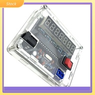 【ELECT】10MHz Frequency Meter DIY Kit AVR Frequency Counter (With Case) Counter