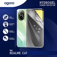 LAYAR Anti-Scratch Hydrogel For Realme C67 Hydrogel SCREEN Protector Film - ANTI SPY, FULL SCREEN, R
