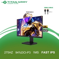 TITAN ARMY 25” FAST IPS QHD 275Hz 1ms 94%DCI-P3 HDR400 Gaming Monitor (P2512S+)