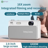 Slider Digital Camera 64MP 16X Digital Zoom Compact Design USB 2 0 Transfer