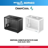 DEEPCOOL CH160 Plus MATX Pc Case - Black / White
