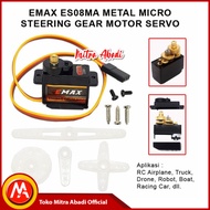 EMAX ES08MA Metal Micro Steering Gear Motor Servo 360 degrees