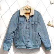 【極新】LEVIS 官方旗艦 男款 羔羊毛 牛仔外套 /中藍基本款 正貨
