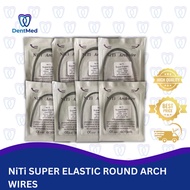 NiTi Super Elastic Round Archwire (.012, .014, ,016, .018) 100pcs per pack