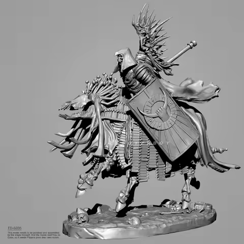 38mm 50mm 75mm Resin model kit colorless self-assembly TD-6035/3D