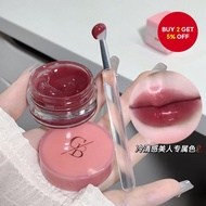 Gege bear canned jam lip gloss water gloss mirror beep lip holding makeup moisturizing not easy to s