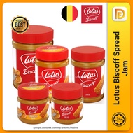 Lotus Biscoff Spread Jam / Biscuit / Crumble / Topping 【Smooth / Crunchy Cream】1.6kg, 400g , 380g , 200g (Halal)