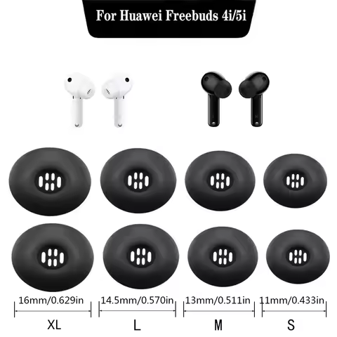 Eartips Earphone Silicone Case For Huawei Freebuds 4i/5i Covers Rubber Ear Pads Caps Cushion Eartips