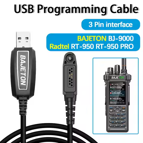 BAJETON Original USB Programming Cable For Bajeton BJ-9000 Radtel RT-950 RT-950 PRO Ham Radio
