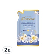 farcent 花仙子 香水白泥沐浴乳補充包 藍鈴白桃  650g  2包