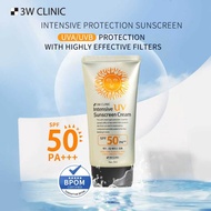 [BPOM]ODBO X 3W Clinic Intensive UV Sunscreen Cream SPF 50+ PA++++70ml Original Sunscreen Sun Cream Korea Sun Block Intensive UV With UVA/UVB Protection Sunblock Face