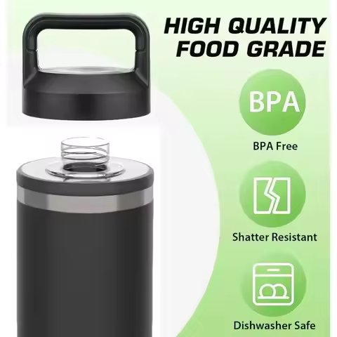 Hot Chug Replacement Lid Cap for YETI Rambler Bottle, Fits for 18oz/ 26oz/ 36oz/ 64oz Cap Cover Wate