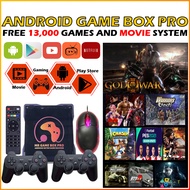 ANDROID TV GAME BOX PRO X3 2GB RAM 128GB ROM Arcade Gamebox Console Permainan Konsol TV Game PSP Gameboy 多功能游戏机