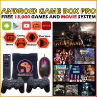 ANDROID TV GAME BOX PRO X3 2GB RAM 128GB ROM Arcade Gamebox Console Permainan Konsol TV Game PSP Gam