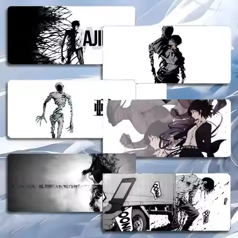 A-Ajin Demi-Human Anime Dark Mouse Pad Mousepad Large Gaming LockEdge Thickened PC Table Desk Mat