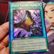 Genuine Yugioh Cards | Triple Tactics Talent | RA01 Ultimate rare.