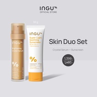 (Brand week 15-21มี.ค.69) INGU Skin Duo Set คู่กับ Super-Light Soothing Sunscreen 50g