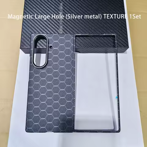 Magnetic Aramid Carbon Fiber Phone Case On For Samsung Galaxy Z Fold 6 7 5G Global ZFold Fold7 Fold6